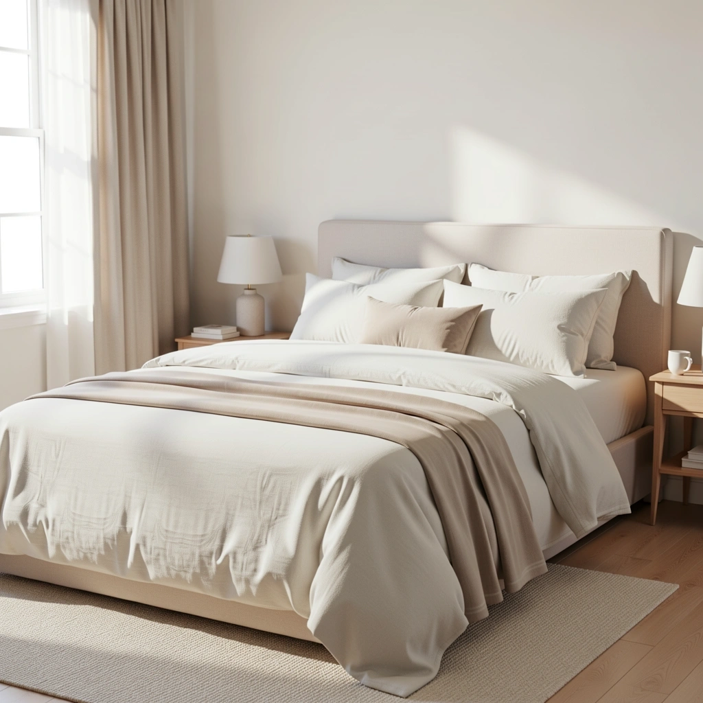 Smirena atmosfera spavaće sobe